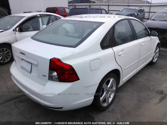 YV1MS390882358344 - 2008 VOLVO S40 2.4I WHITE photo 4