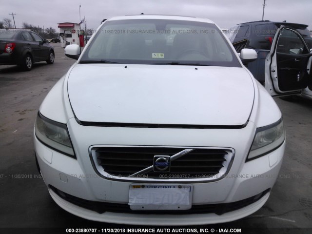 YV1MS390882358344 - 2008 VOLVO S40 2.4I WHITE photo 6