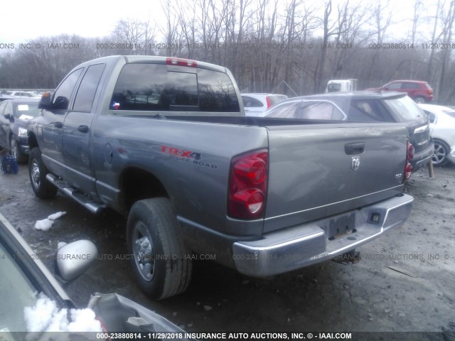 3D7KS28A07G786857 - 2007 DODGE RAM 2500 ST/SLT GRAY photo 3