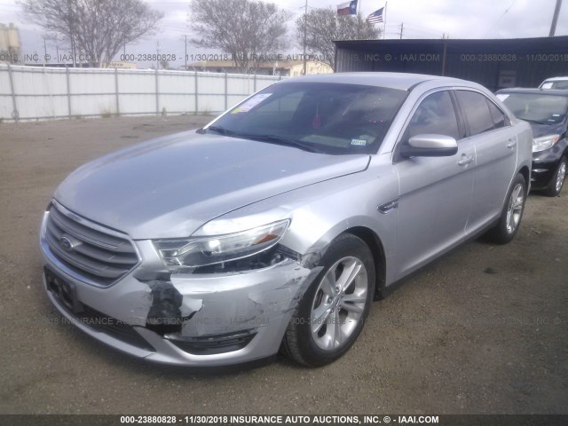 1FAHP2E83DG229400 - 2013 FORD TAURUS SEL SILVER photo 2