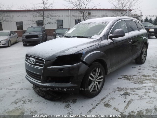 WA1BY74L28D012891 - 2008 AUDI Q7 3.6 QUATTRO PREMIUM GRAY photo 2