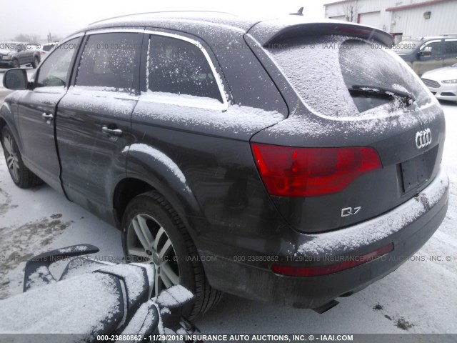 WA1BY74L28D012891 - 2008 AUDI Q7 3.6 QUATTRO PREMIUM GRAY photo 3