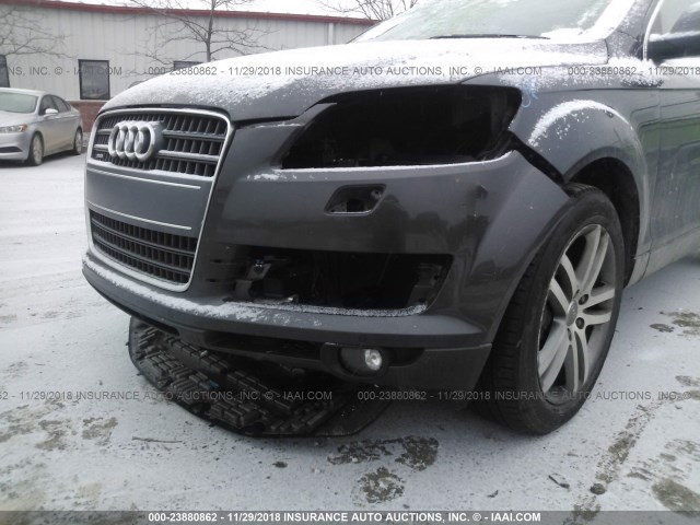 WA1BY74L28D012891 - 2008 AUDI Q7 3.6 QUATTRO PREMIUM GRAY photo 6