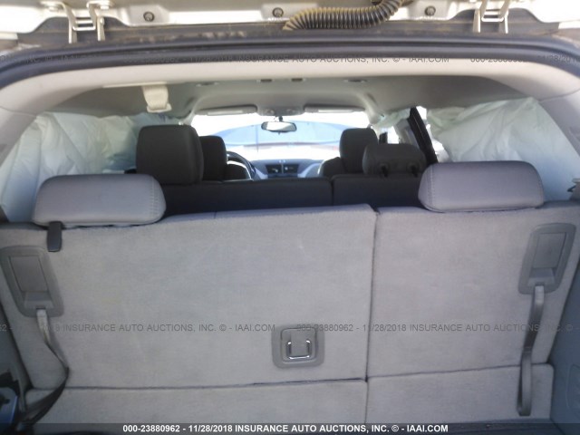 1GNKRFED3CJ301039 - 2012 CHEVROLET TRAVERSE LS SILVER photo 8