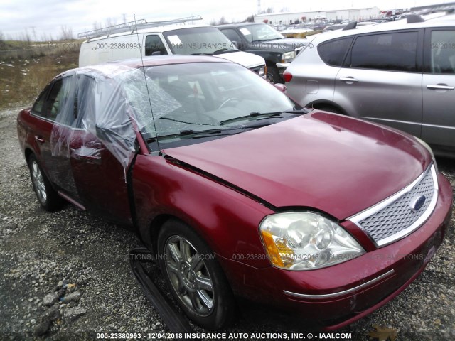 1FAHP24137G120489 - 2007 FORD FIVE HUNDRED SEL RED photo 1