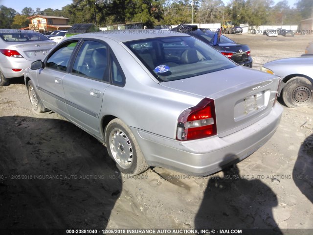 YV1TS97DXX1028486 - 1999 VOLVO S80 SILVER photo 3