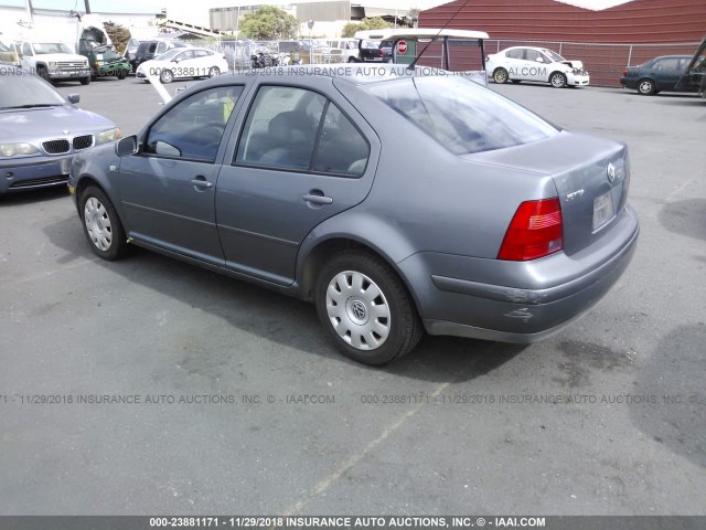 3VWRK69M73M155105 - 2003 VOLKSWAGEN JETTA GL GRAY photo 3