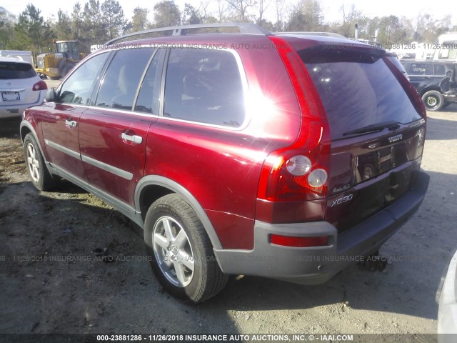 YV1CZ592451148992 - 2005 VOLVO XC90 BURGUNDY photo 3