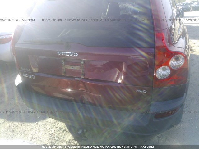 YV1CZ592451148992 - 2005 VOLVO XC90 BURGUNDY photo 6