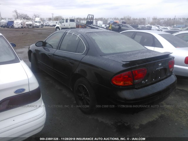 1G3NL52E7XC429227 - 1999 OLDSMOBILE ALERO GL BLACK photo 3