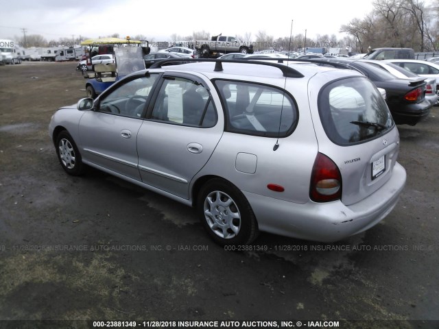 KMHJW35F7YU158613 - 2000 HYUNDAI ELANTRA GLS SILVER photo 3