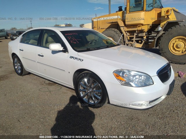 1G4HE57Y06U199609 - 2006 BUICK LUCERNE CXS WHITE photo 1