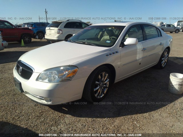 1G4HE57Y06U199609 - 2006 BUICK LUCERNE CXS WHITE photo 2