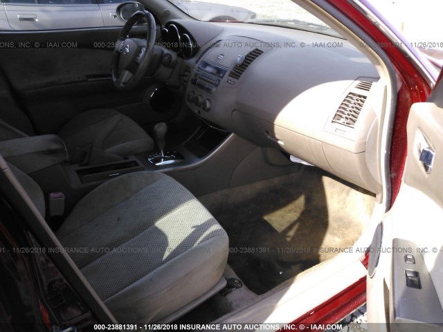 1N4AL11E16C192649 - 2006 NISSAN ALTIMA S/SL BURGUNDY photo 5