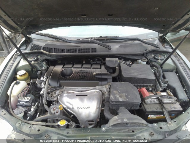 4T1BF3EK1BU584712 - 2011 TOYOTA CAMRY SE/LE/XLE GREEN photo 10