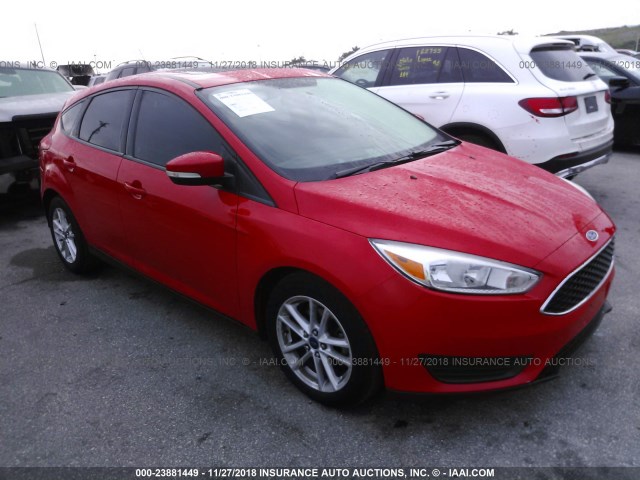 1FADP3K28FL202580 - 2015 FORD FOCUS SE RED photo 1