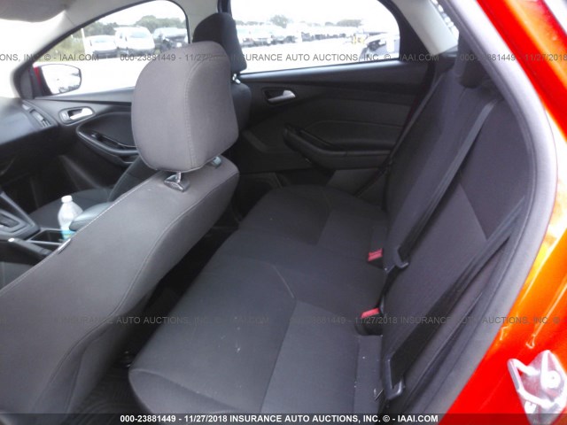 1FADP3K28FL202580 - 2015 FORD FOCUS SE RED photo 8