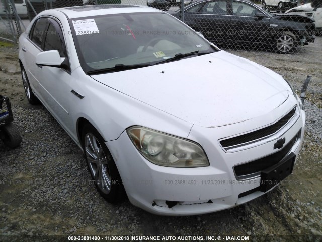 1G1ZC5EU5CF268592 - 2012 CHEVROLET MALIBU 1LT WHITE photo 1
