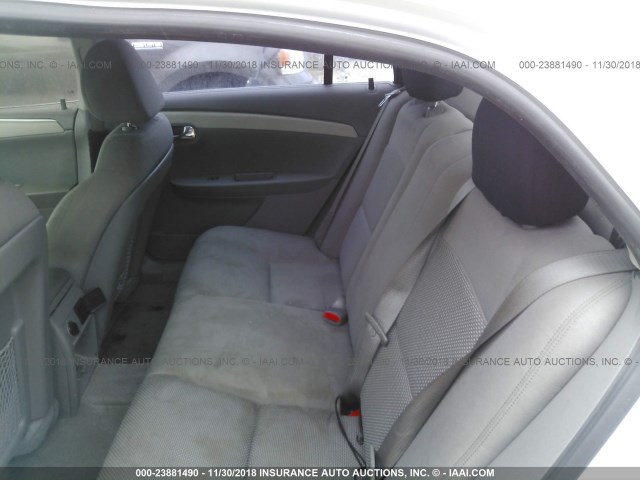 1G1ZC5EU5CF268592 - 2012 CHEVROLET MALIBU 1LT WHITE photo 8