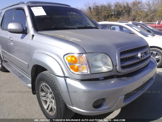 5TDBT48A73S172855 - 2003 TOYOTA SEQUOIA LIMITED GRAY photo 6