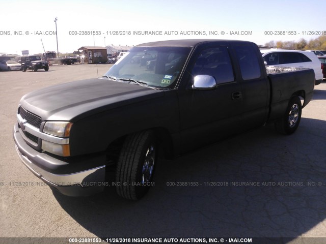 2GCEC19V211116680 - 2001 CHEVROLET SILVERADO C1500 BLACK photo 2