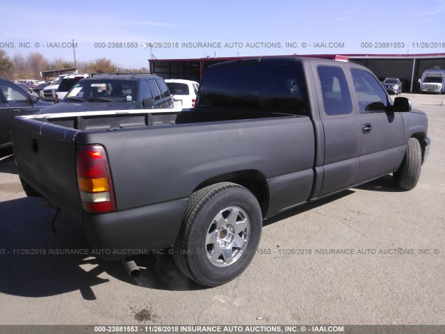 2GCEC19V211116680 - 2001 CHEVROLET SILVERADO C1500 BLACK photo 4