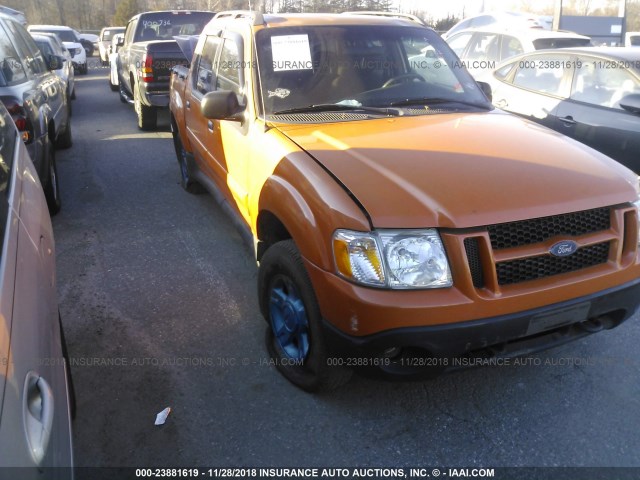 1FMZU77E52UC24958 - 2002 FORD EXPLORER SPORT TRAC  ORANGE photo 1