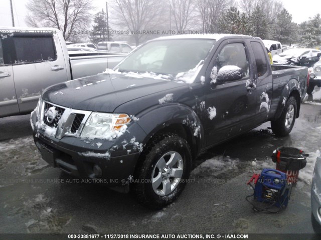 1N6AD0CW4CC423351 - 2012 NISSAN FRONTIER SV/PRO-4X GRAY photo 2