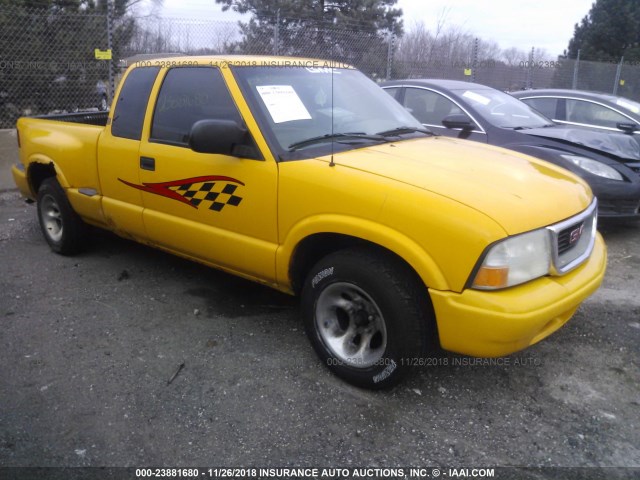 1GTCS195628251606 - 2002 GMC SONOMA YELLOW photo 1