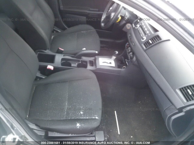 JA32U1FU0AU027642 - 2010 MITSUBISHI LANCER DE GRAY photo 5