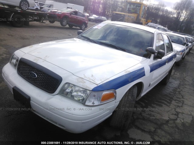 2FAHP71V39X112491 - 2009 FORD CROWN VICTORIA POLICE INTERCEPTOR WHITE photo 2