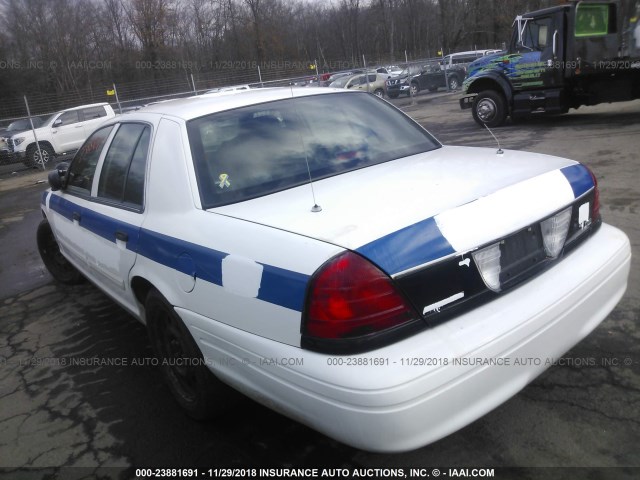 2FAHP71V39X112491 - 2009 FORD CROWN VICTORIA POLICE INTERCEPTOR WHITE photo 3