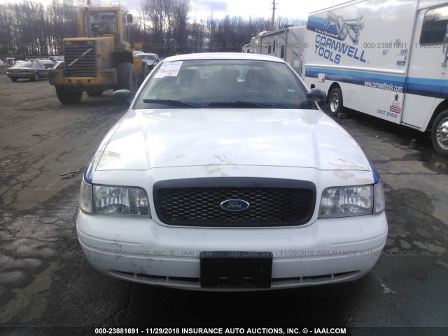 2FAHP71V39X112491 - 2009 FORD CROWN VICTORIA POLICE INTERCEPTOR WHITE photo 6