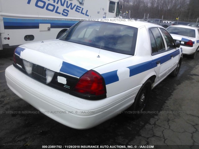 2FABP7BV5AX104448 - 2010 FORD CROWN VICTORIA POLICE INTERCEPTOR WHITE photo 4