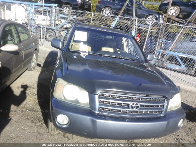 JTEGF21A020052923 - 2002 TOYOTA HIGHLANDER LIMITED BLUE photo 6