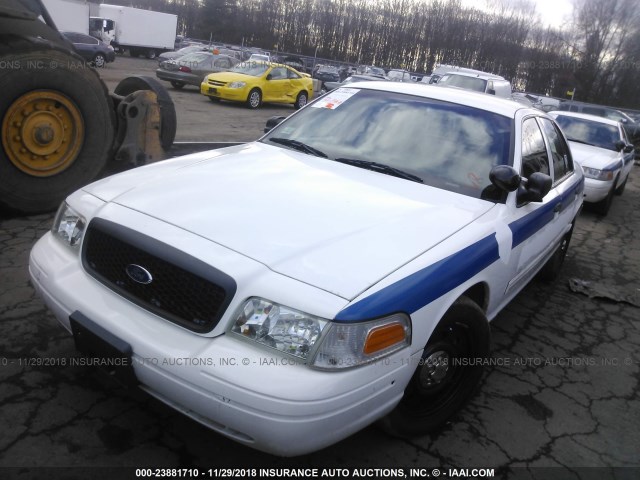 2FABP7BV7AX104449 - 2010 FORD CROWN VICTORIA POLICE INTERCEPTOR WHITE photo 2