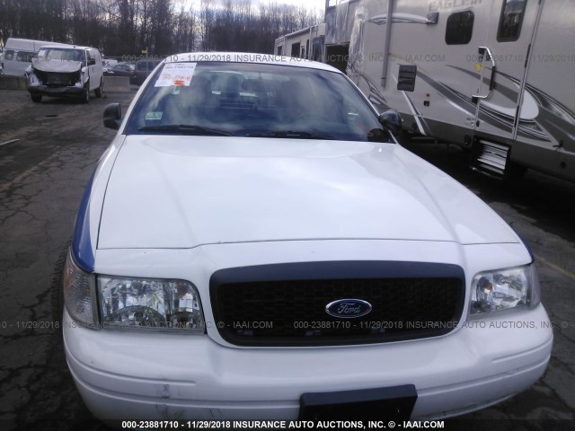 2FABP7BV7AX104449 - 2010 FORD CROWN VICTORIA POLICE INTERCEPTOR WHITE photo 6