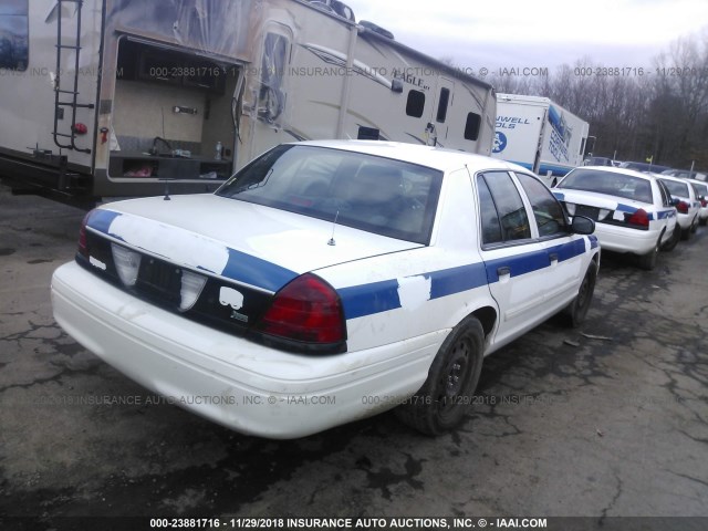 2FABP7BV4BX101896 - 2011 FORD CROWN VICTORIA POLICE INTERCEPTOR WHITE photo 4