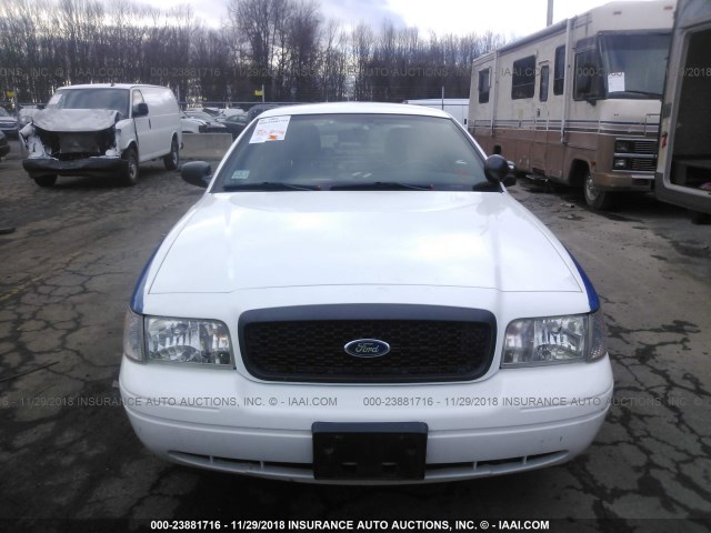 2FABP7BV4BX101896 - 2011 FORD CROWN VICTORIA POLICE INTERCEPTOR WHITE photo 6