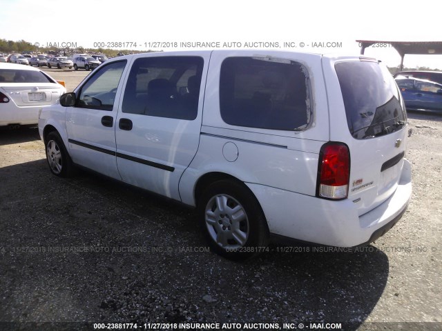 1GNDV23W08D174841 - 2008 CHEVROLET UPLANDER LS WHITE photo 3