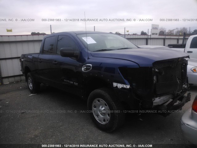 1N6BA1F46HN573759 - 2017 NISSAN TITAN XD SL/PRO-4X/PLAT RESERVE BLUE photo 1