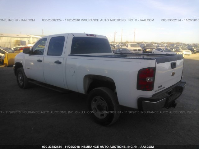 1GC1CVCG3CF198057 - 2012 CHEVROLET SILVERADO C2500 HEAVY DUTY WHITE photo 3