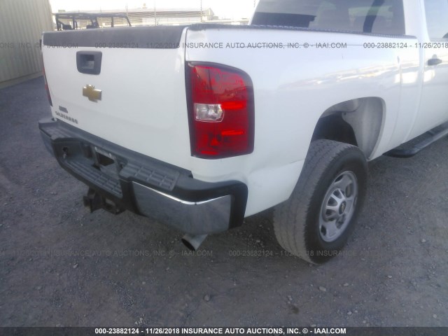 1GC1CVCG3CF198057 - 2012 CHEVROLET SILVERADO C2500 HEAVY DUTY WHITE photo 6