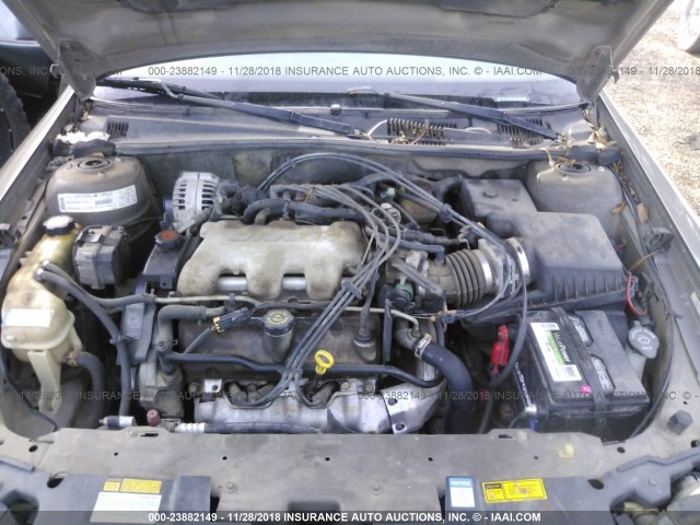 1G1NE52J4Y6285099 - 2000 CHEVROLET MALIBU LS GRAY photo 10