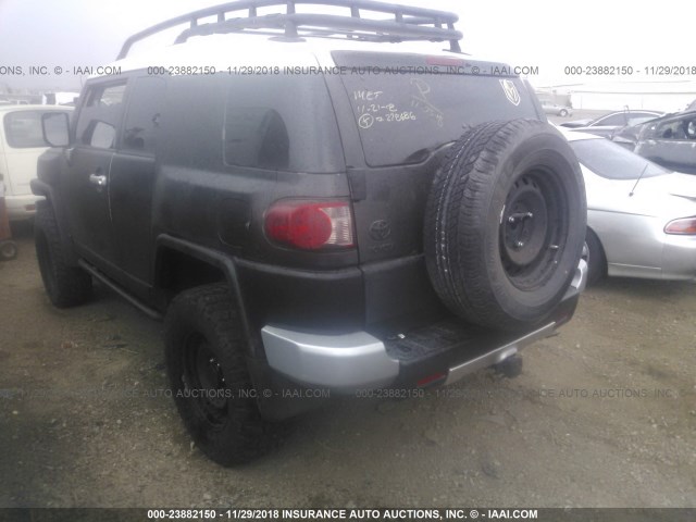 JTEBU11FX8K051183 - 2008 TOYOTA FJ CRUISER BLACK photo 3