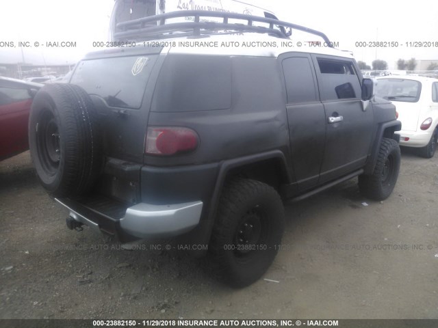 JTEBU11FX8K051183 - 2008 TOYOTA FJ CRUISER BLACK photo 4