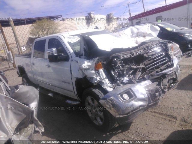 1GT12TEG5HF130550 - 2017 GMC SIERRA K2500 SLT WHITE photo 1