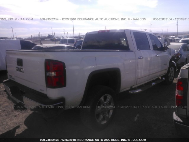 1GT12TEG5HF130550 - 2017 GMC SIERRA K2500 SLT WHITE photo 4