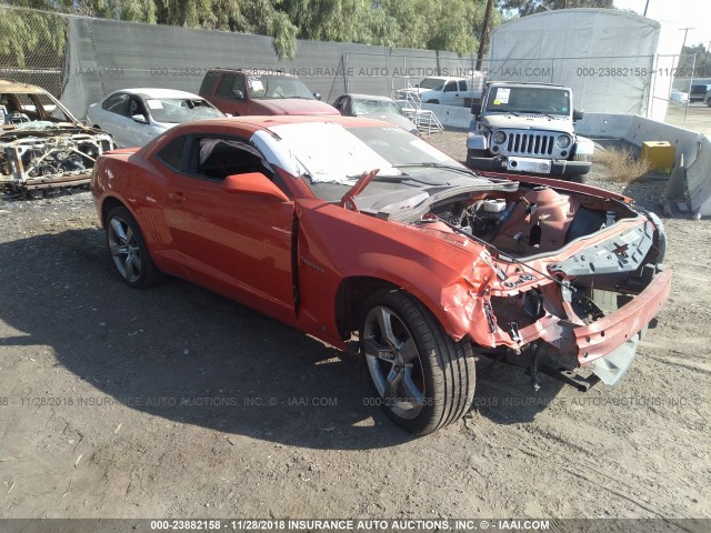 2G1FT1EW3A9120153 - 2010 CHEVROLET CAMARO SS Naranja foto 1