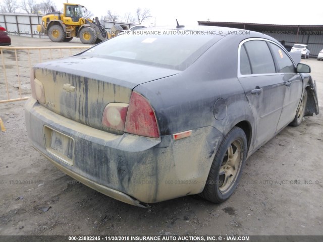 1G1ZB5EB9AF229955 - 2010 CHEVROLET MALIBU LS GRAY photo 4